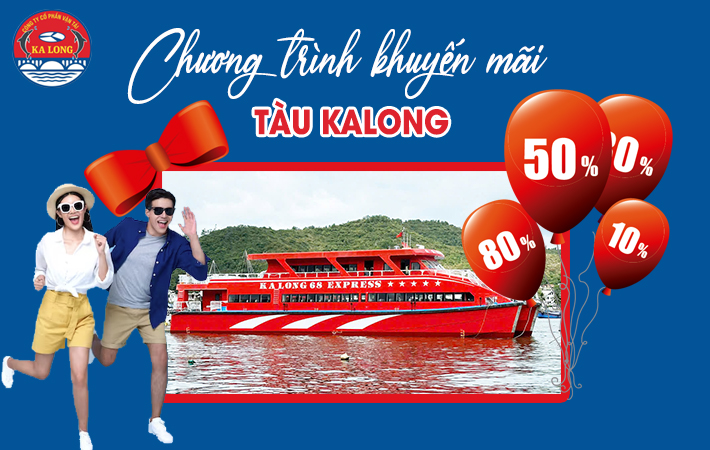 Khuyến mãi tàu Kalong đi Cô Tô